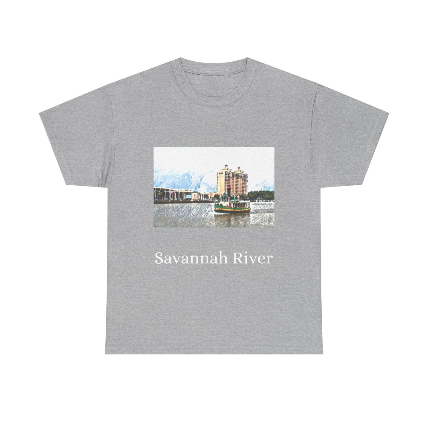 Savannah River- Amazing Unisex Heavy Cotton Short Sleeve Tee Shirts!