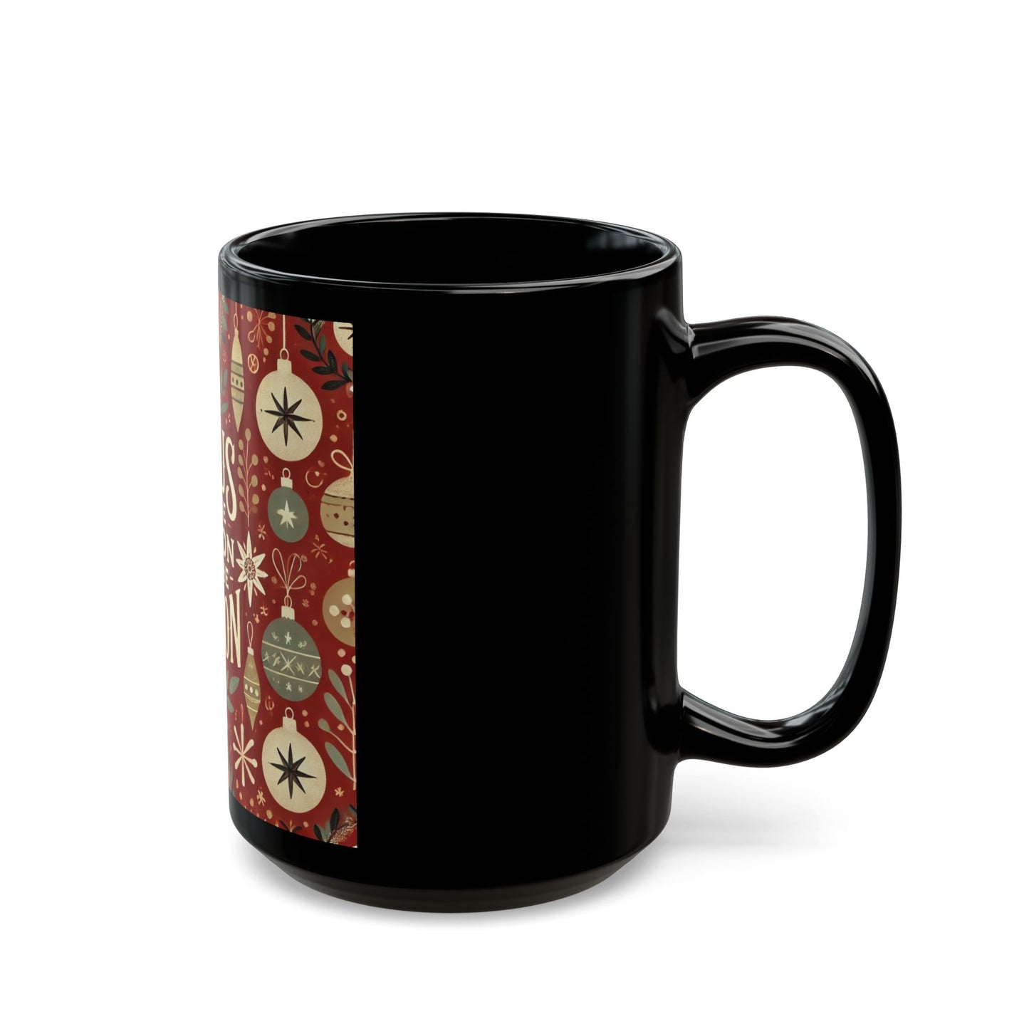 Jesus is the Reason - 11 oz or 15 oz Ceramic Black Mugs