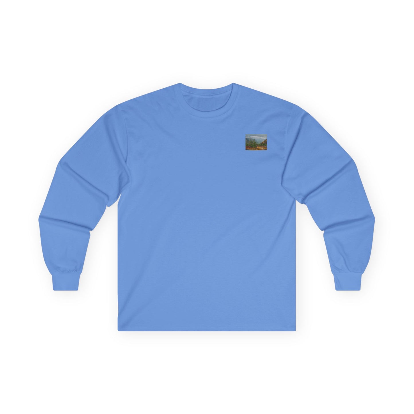 "Rocky Mountain's Shadows" Long Sleeve Casual Unisex Tee Shirt