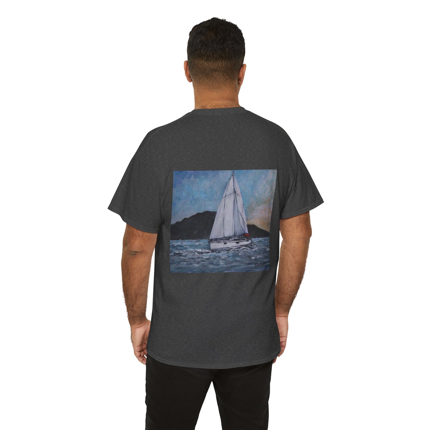 Smoothly Sailing - Amazing Unisex Heavy Cotton Short Sleeve Tee Shirts!