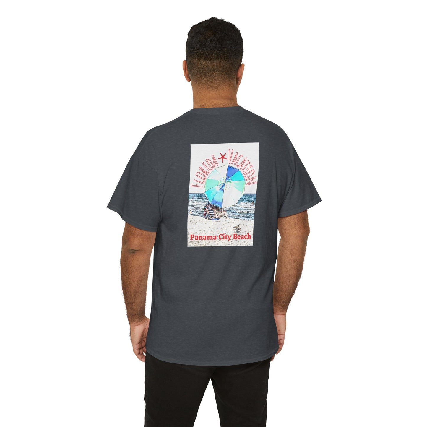 Florida Vacation Panama -Amazing Unisex Heavy Cotton Short Sleeve Tee Shirts!