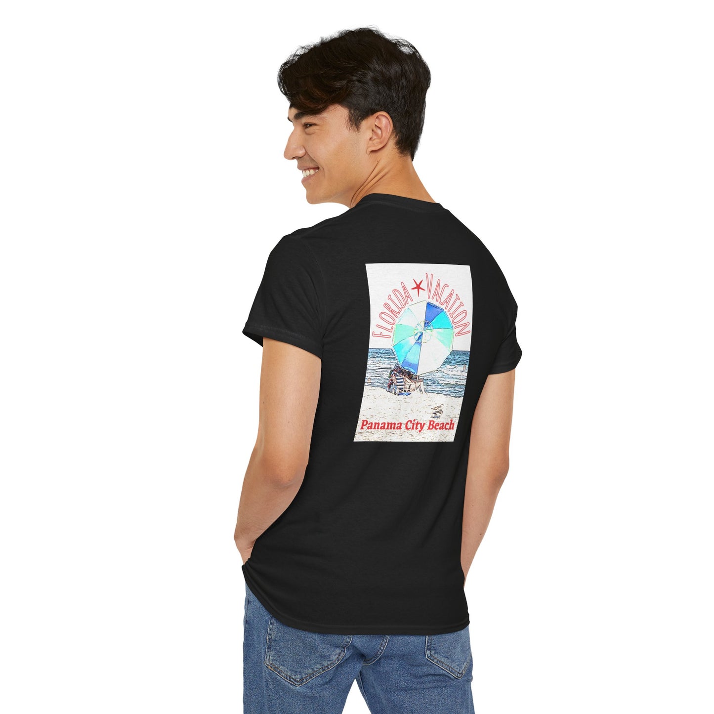 Florida Vacation Panama -Amazing Unisex Heavy Cotton Short Sleeve Tee Shirts!