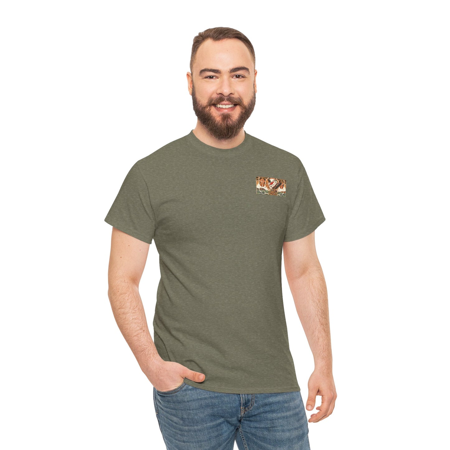 Magnificent Bird - Amazing Unisex Heavy Cotton Short Sleeve Tee Shirts!