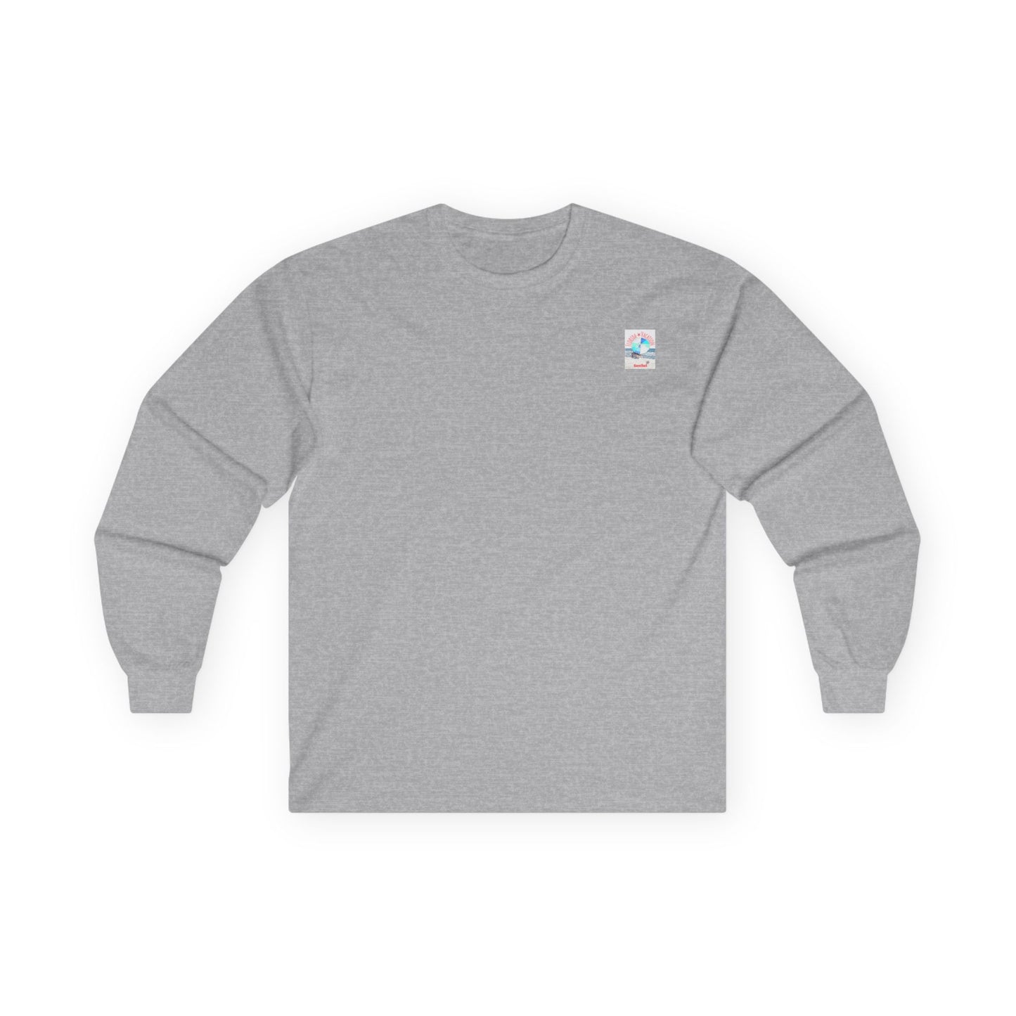 "Florida Vacation Sanibel" Long Sleeve Casual Unisex Tee Shirt