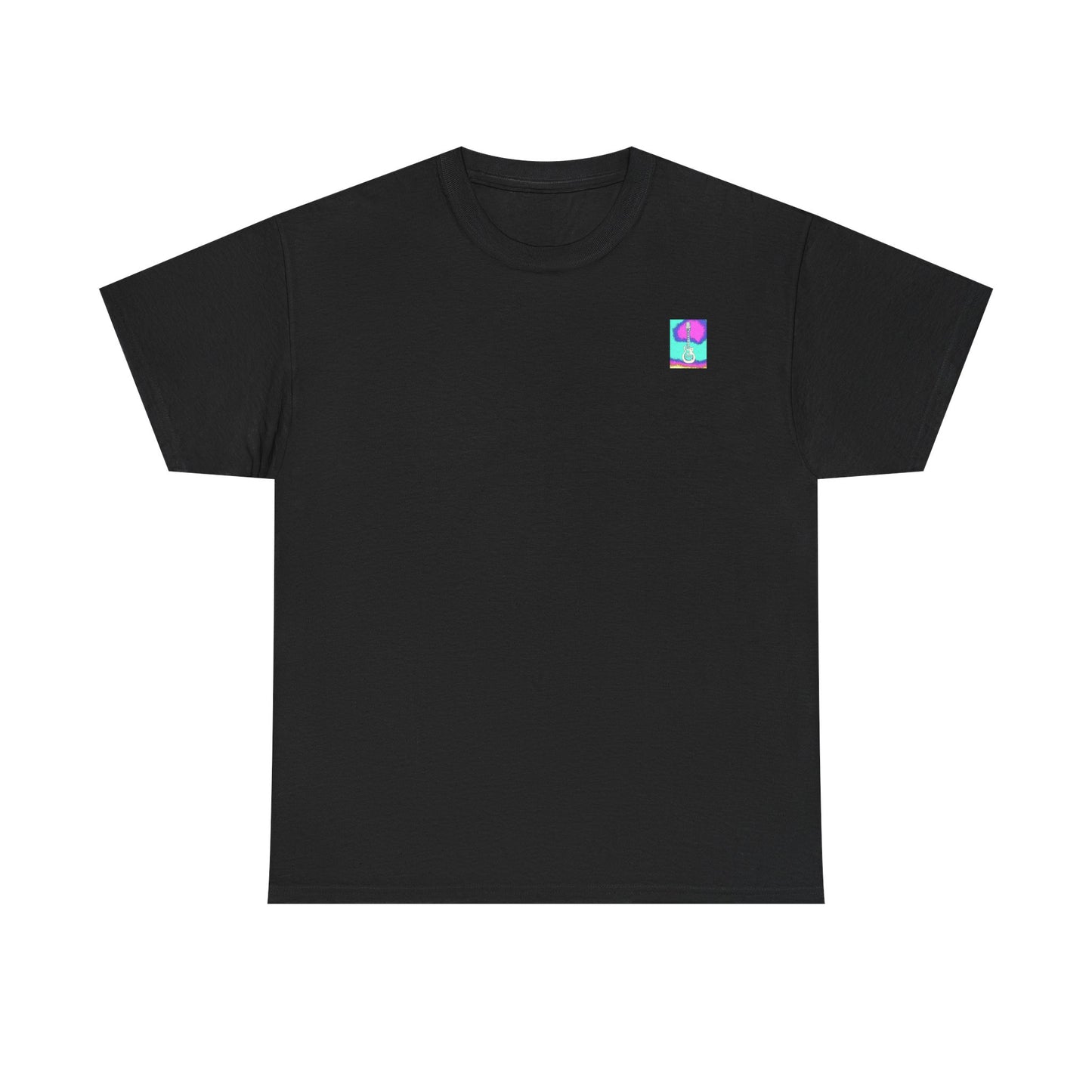 Psychedelic Guitar- Amazing Unisex Heavy Cotton Short Sleeve Tee Shirts!