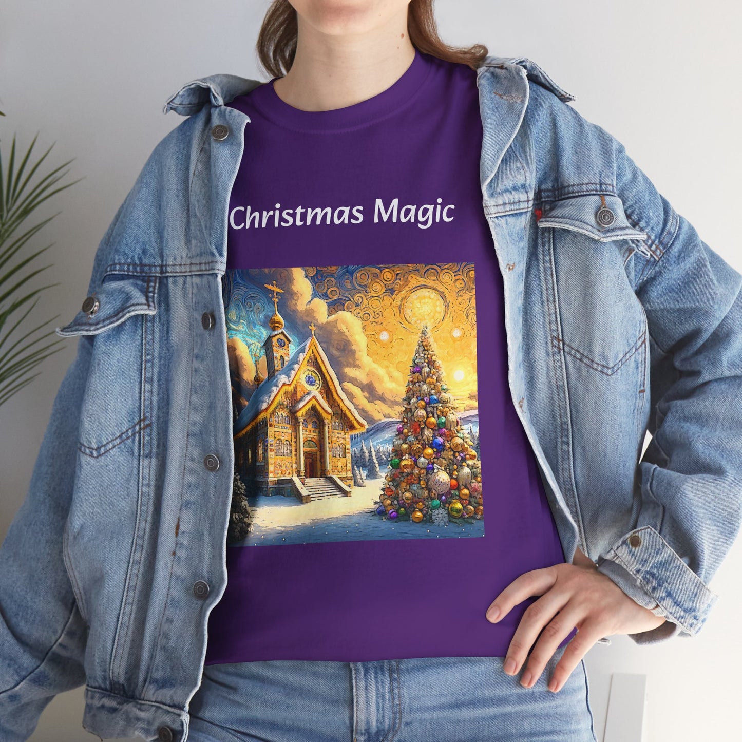 Magic Christmas Amazing Unisex Heavy Cotton Short Sleeve Tee Shirts!