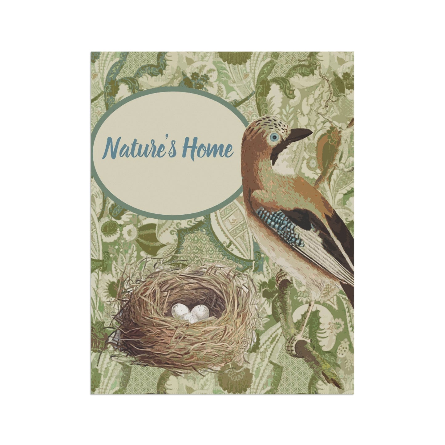 Nature's Home. Garden & House Banner