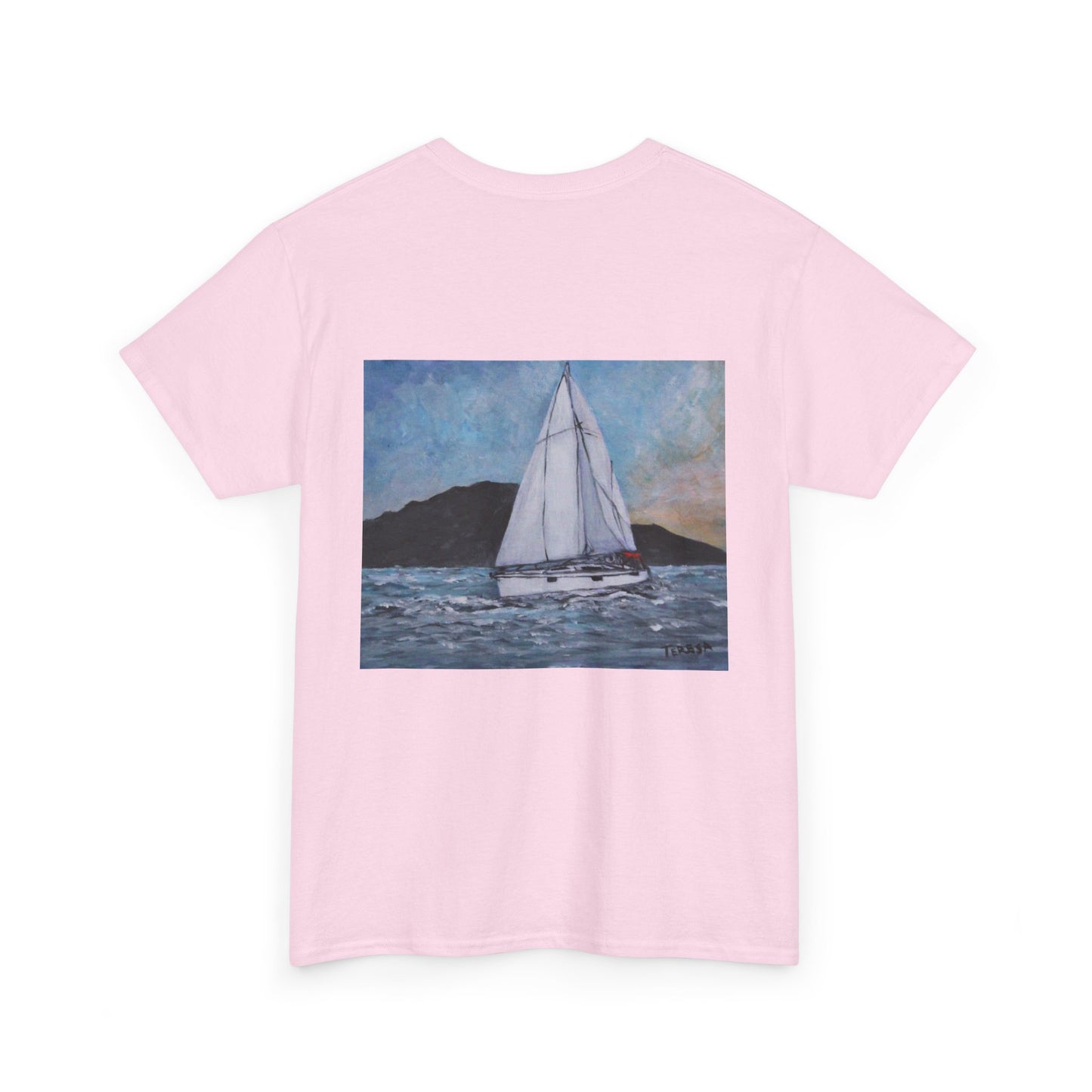 Smoothly Sailing - Amazing Unisex Heavy Cotton Short Sleeve Tee Shirts!