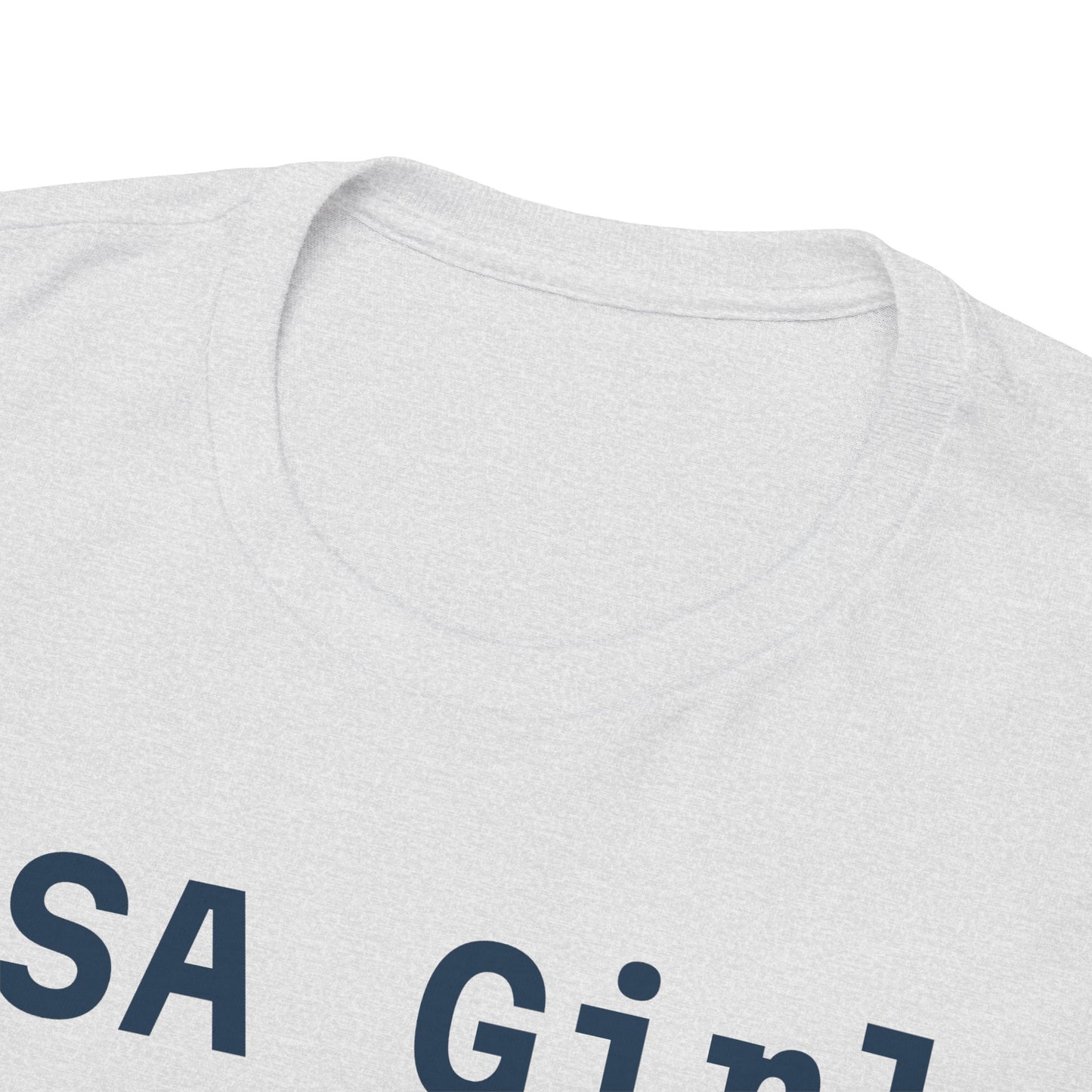 "USA Girl" - Amazing Unisex Heavy Cotton Short Sleeve Tee Shirts!