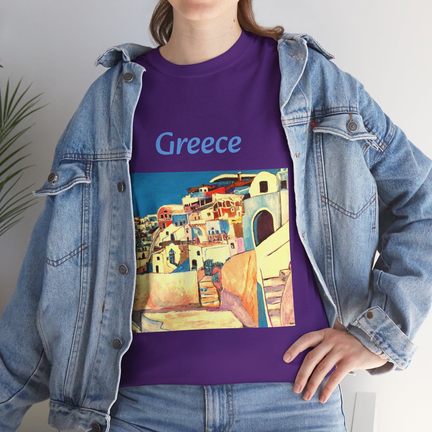 Greece - Amazing Unisex Heavy Cotton Short Sleeve Tee Shirts!