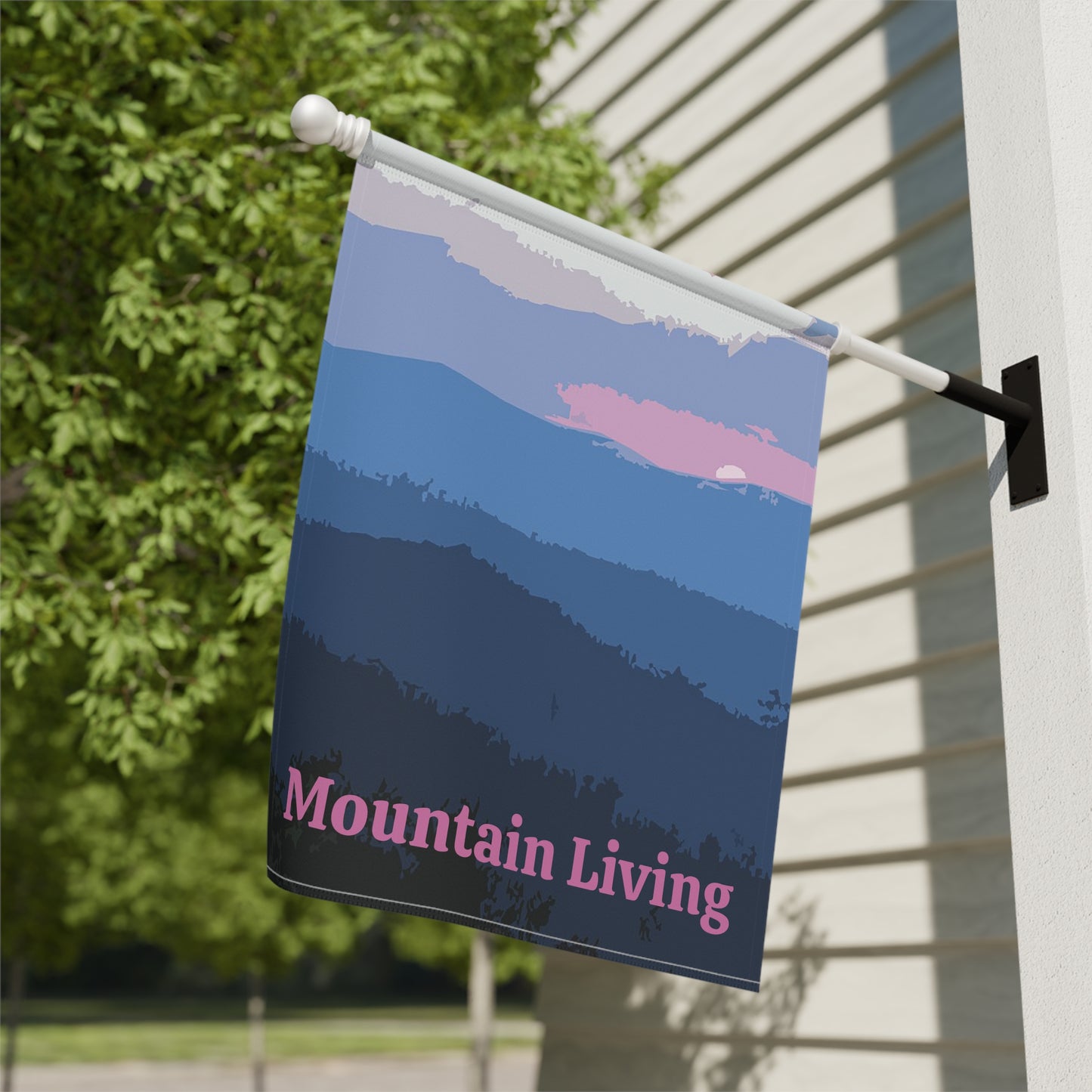 Mountain Living Garden & House Banner