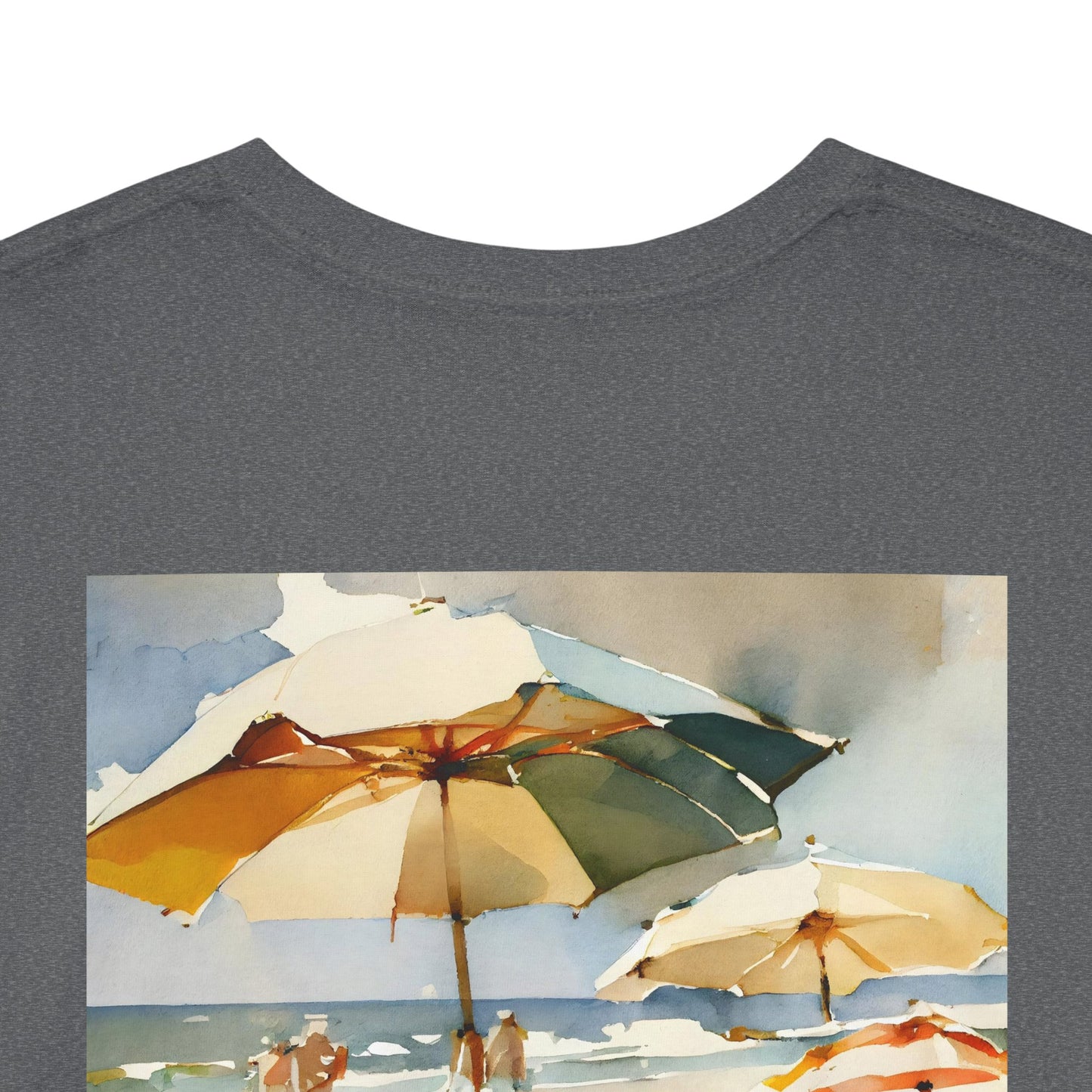 At the Beach Amazing Unisex Heavy Cotton Short Sleeve Tee Shirts!