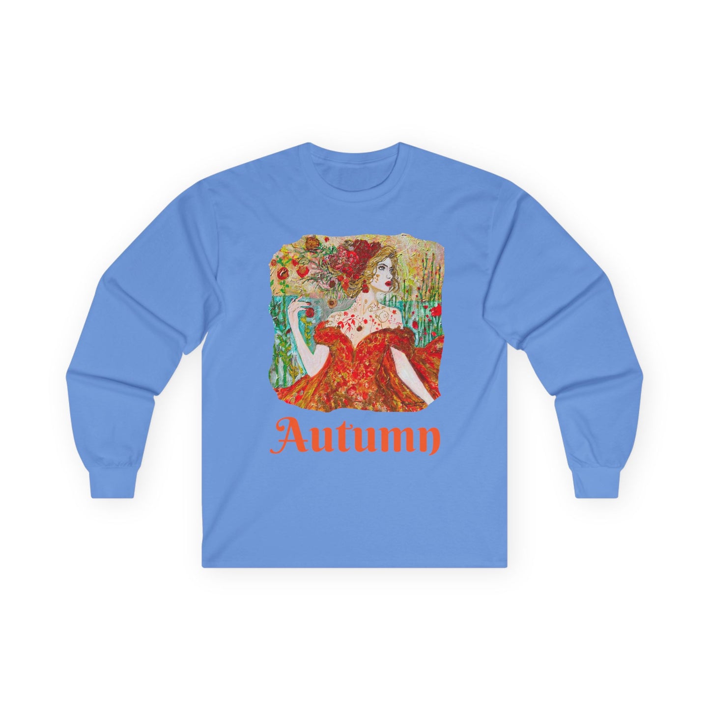 "Autumn" Long Sleeve Casual Unisex Tee Shirt