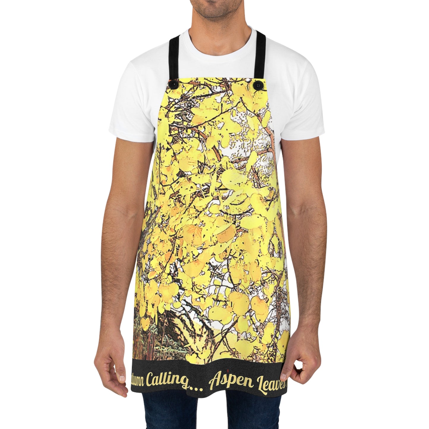 Autumn Calling...Aspen Leaves Falling - Apron