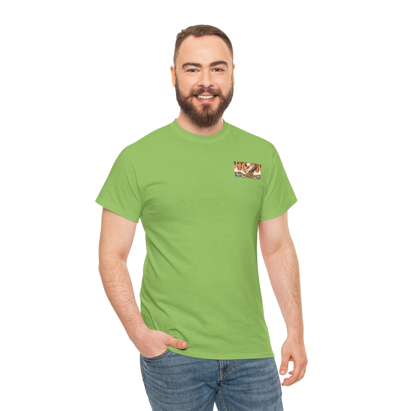Magnificent Bird - Amazing Unisex Heavy Cotton Short Sleeve Tee Shirts!