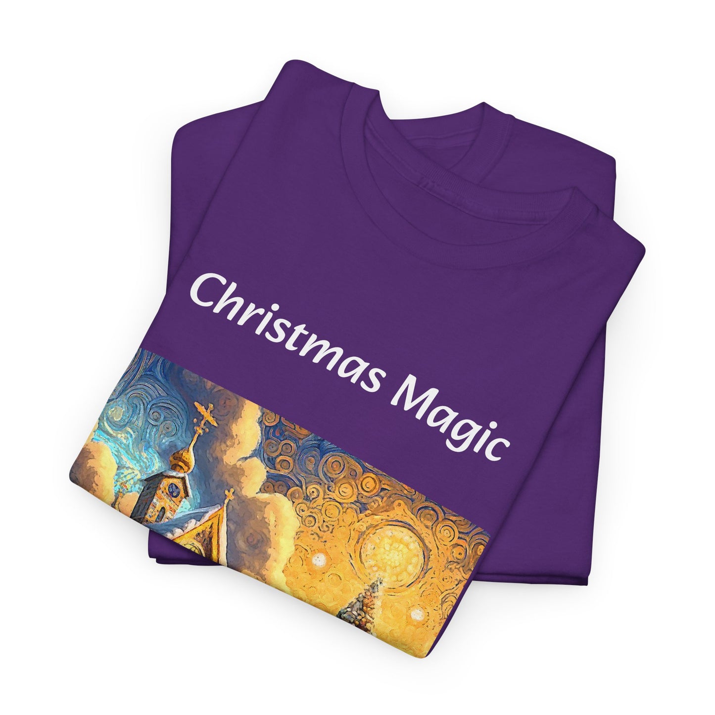 Magic Christmas Amazing Unisex Heavy Cotton Short Sleeve Tee Shirts!