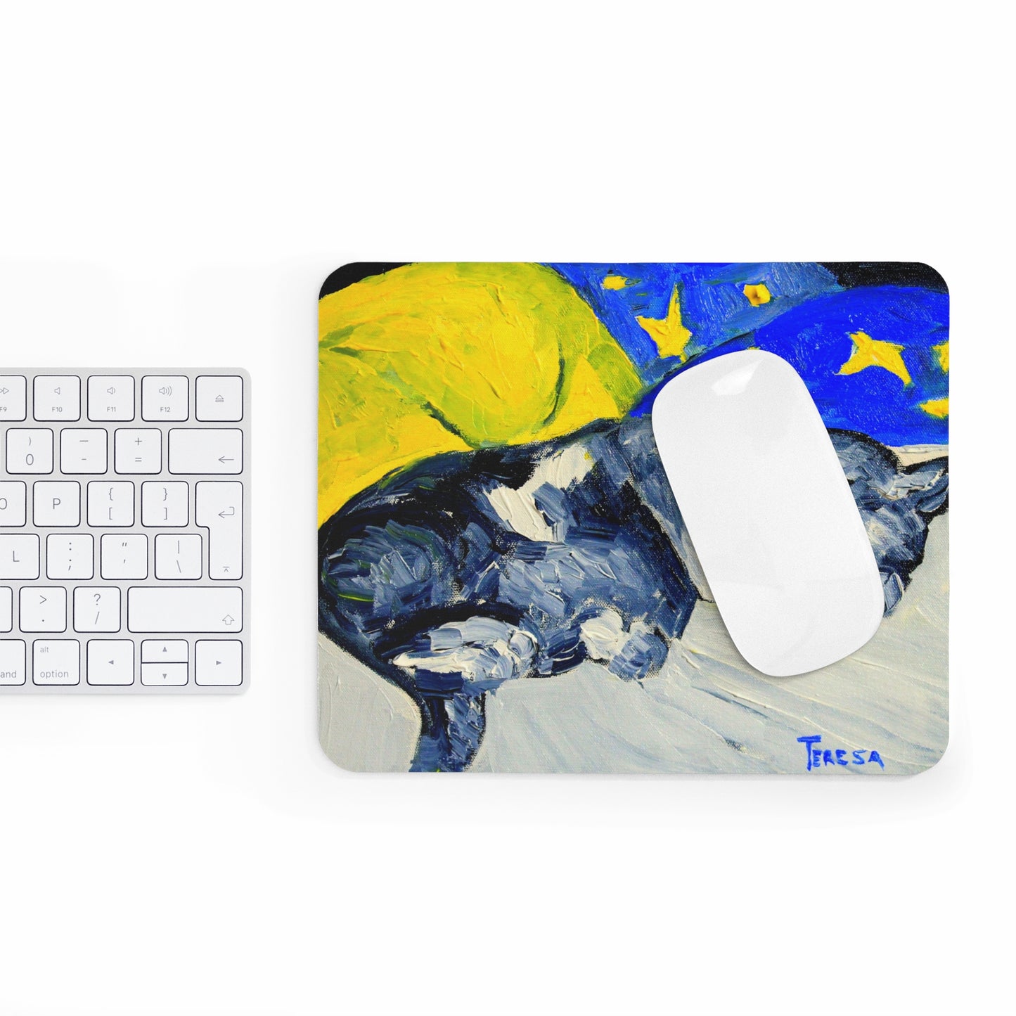 Sleeping Kitty Mousepad
