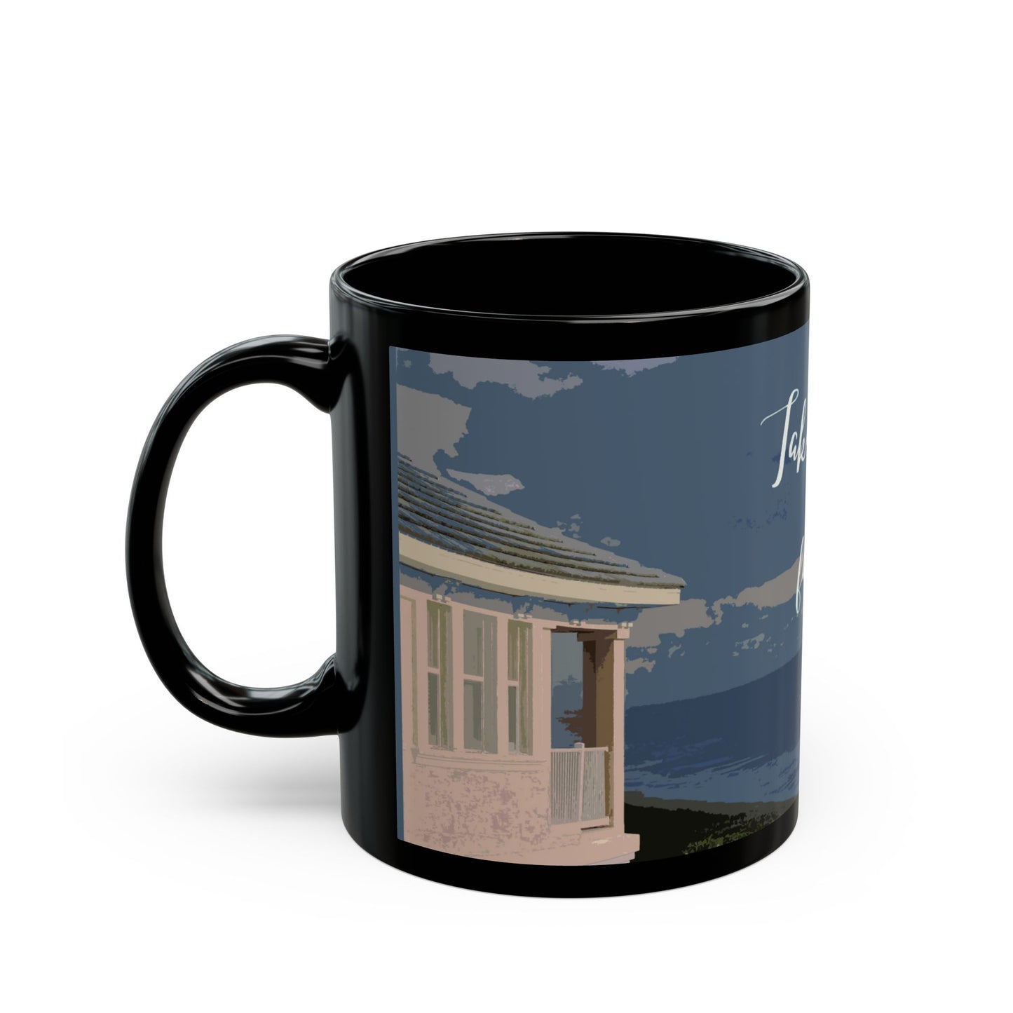 Take time for Time - 11 oz or 15 oz Ceramic Black Mugs