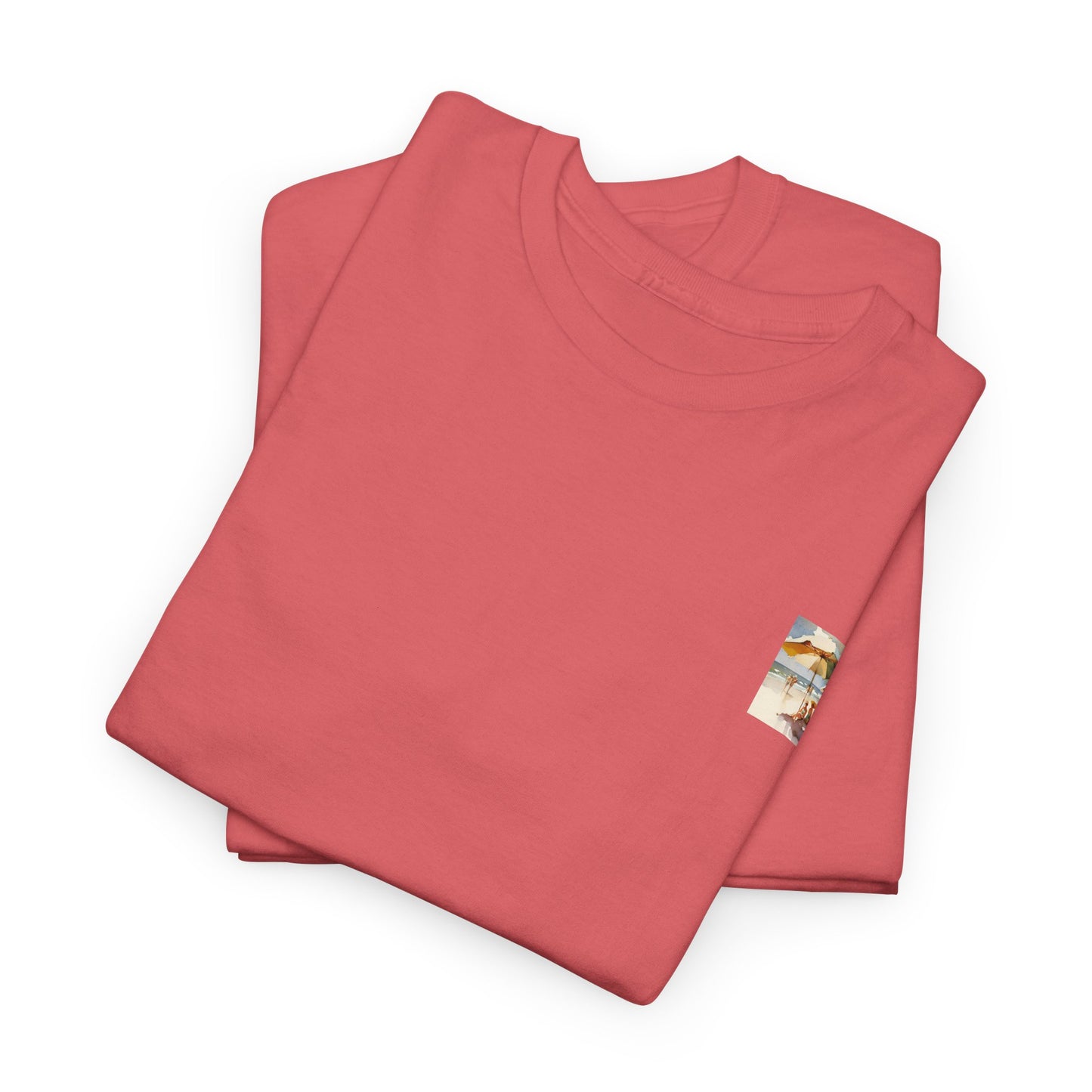 At the Beach Amazing Unisex Heavy Cotton Short Sleeve Tee Shirts!