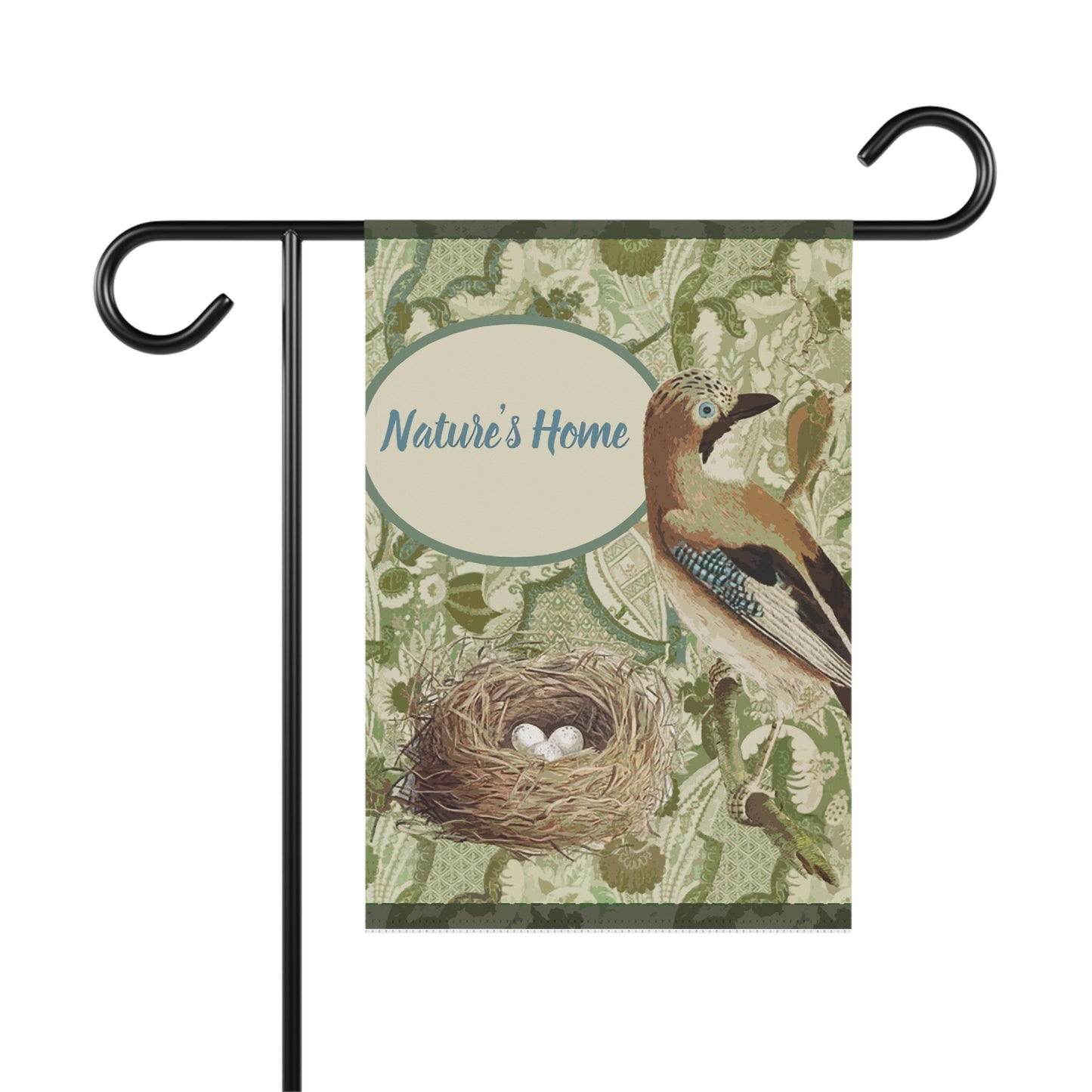 Nature's Home. Garden & House Banner