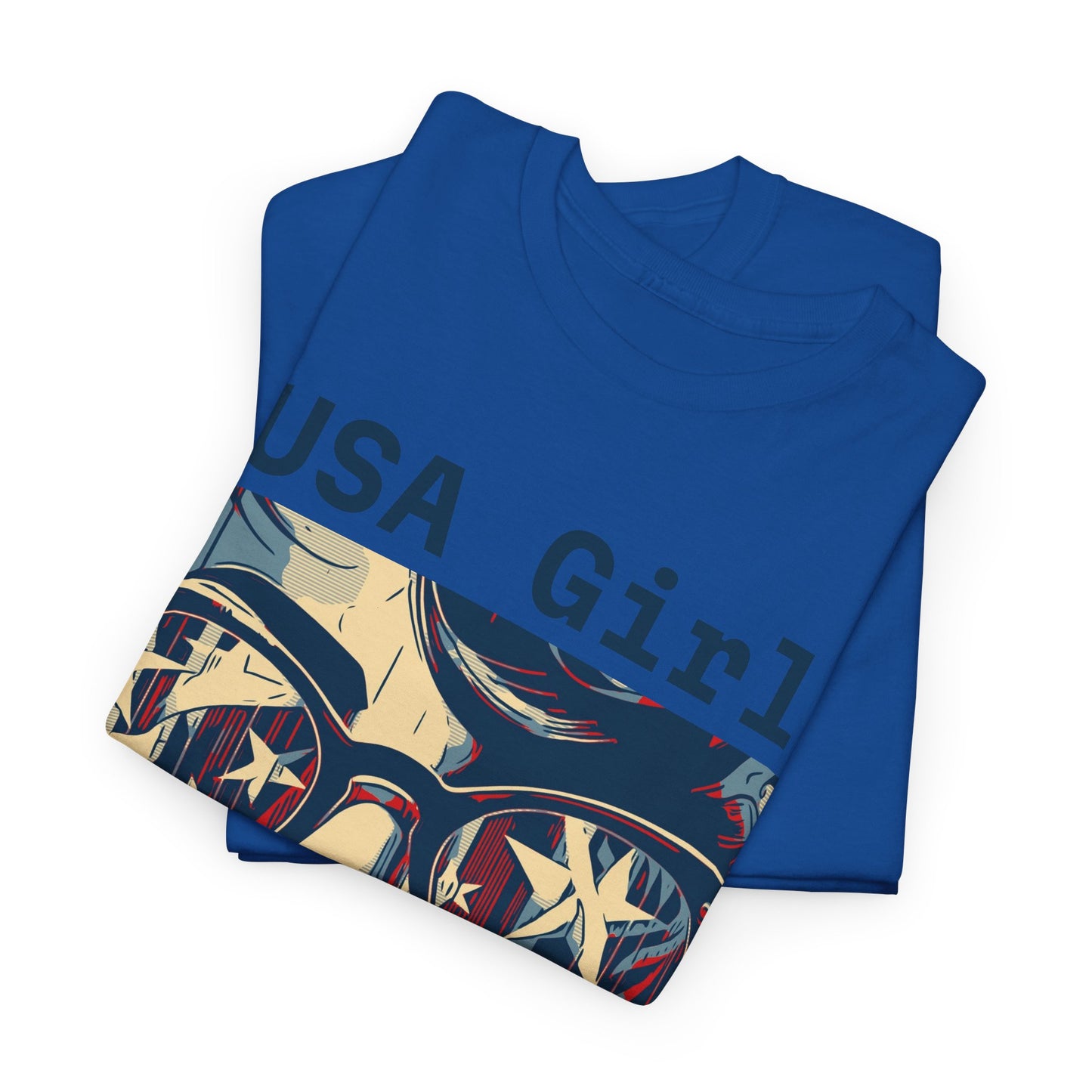 "USA Girl" Amazing Unisex Heavy Cotton Short Sleeve Tee Shirts!