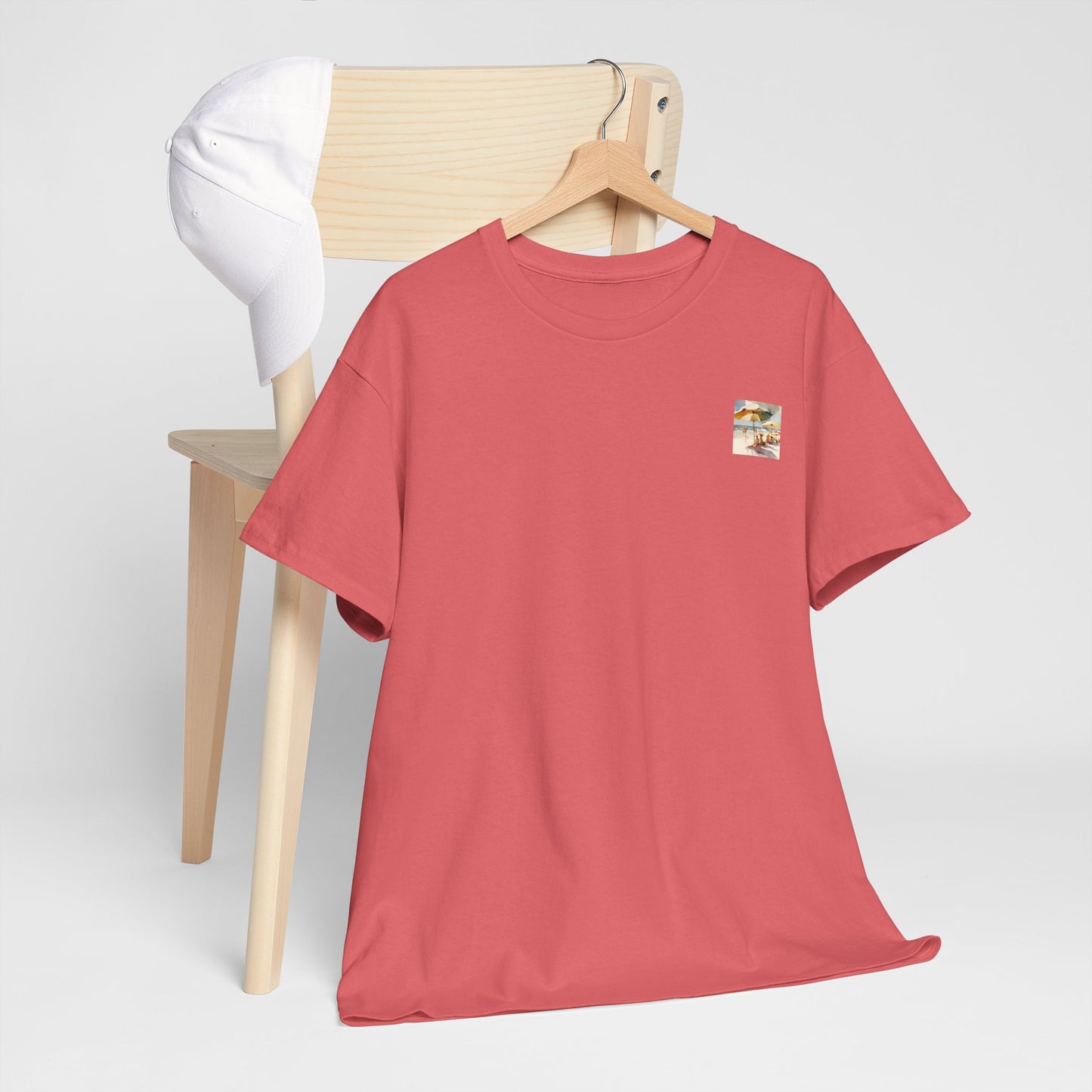 At the Beach Amazing Unisex Heavy Cotton Short Sleeve Tee Shirts!