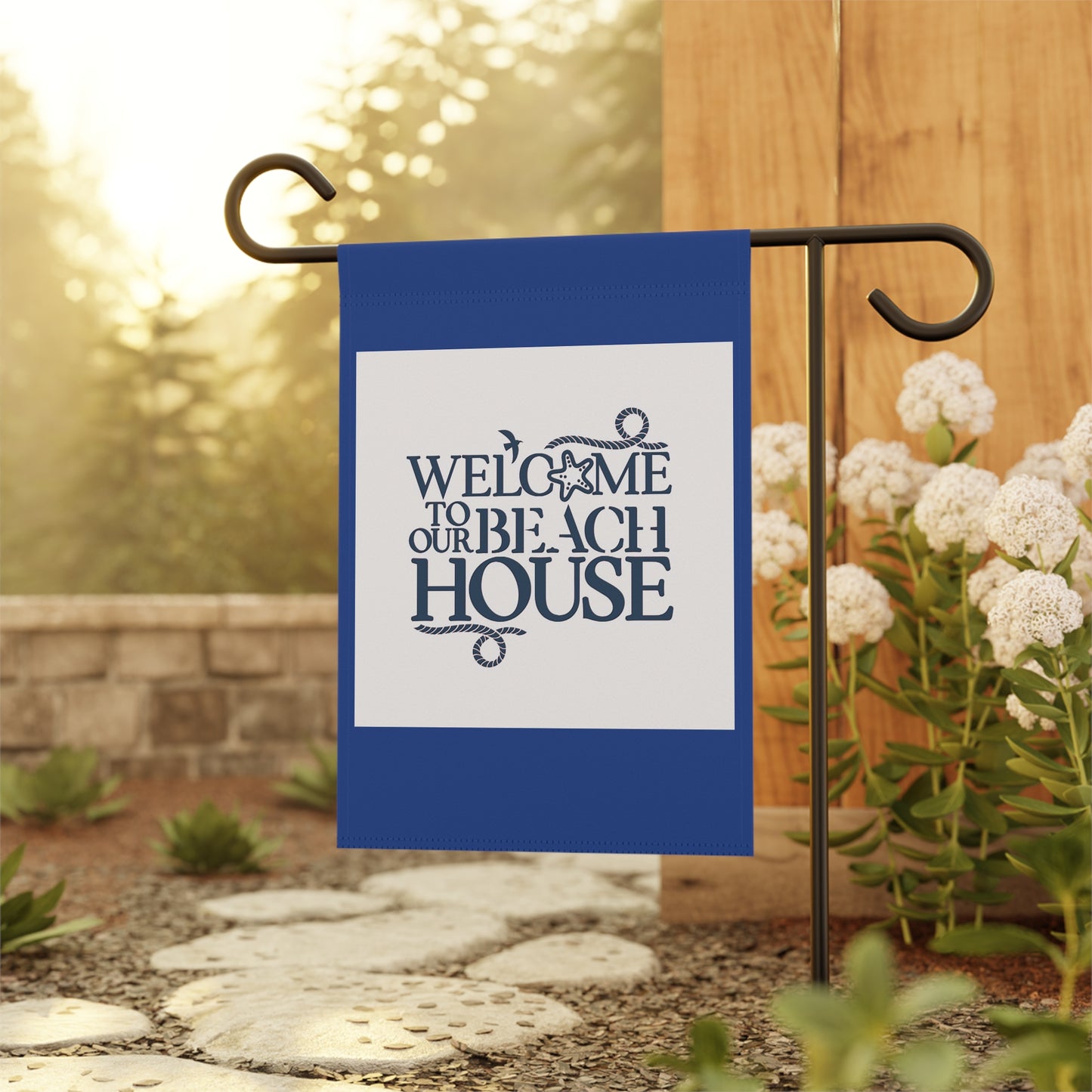 Welcome to the Beach House. Garden & House Banner