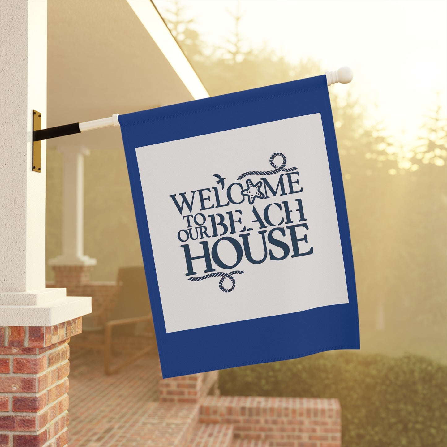 Welcome to the Beach House. Garden & House Banner