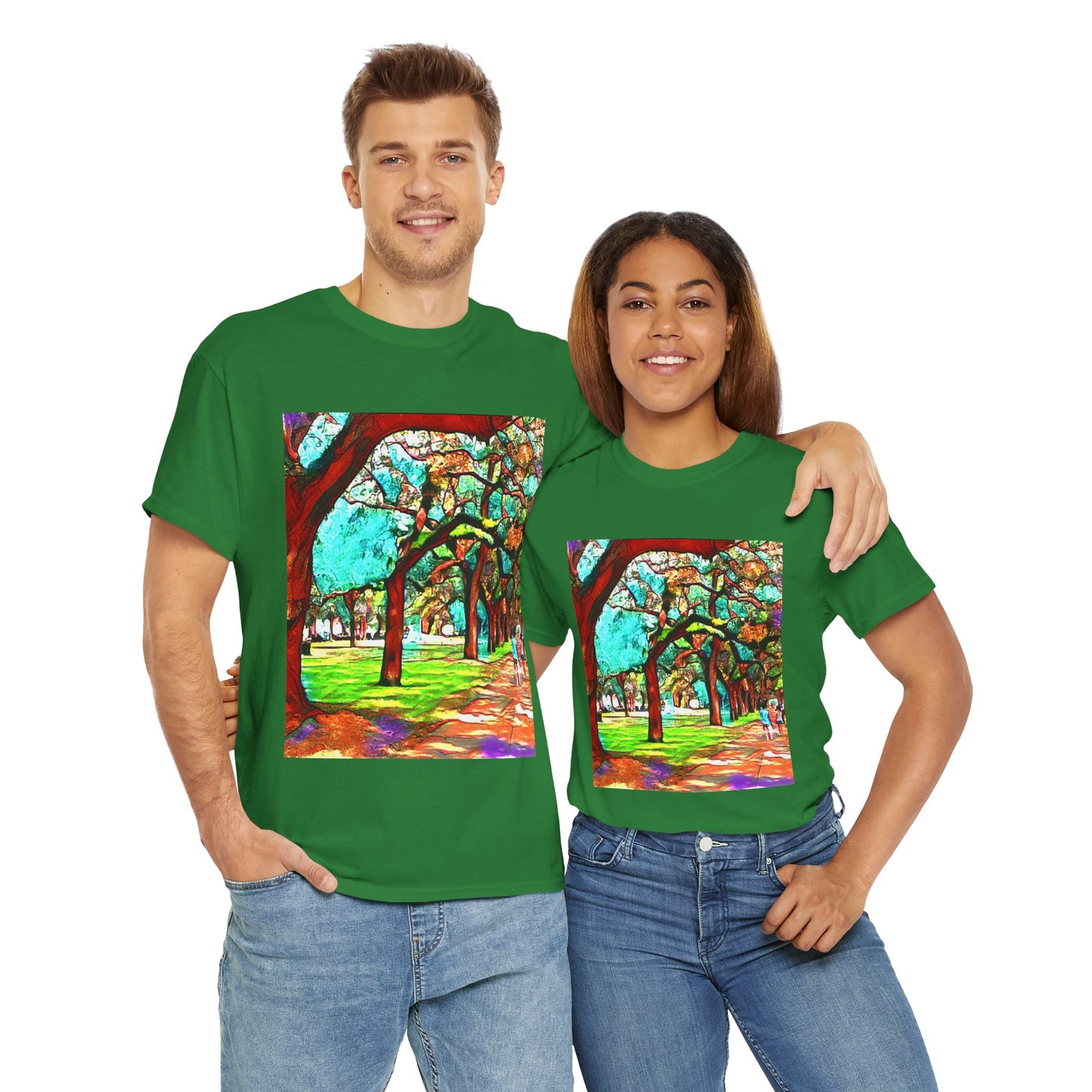 Savannah Walk -Amazing Unisex Heavy Cotton Short Sleeve Tee Shirts!