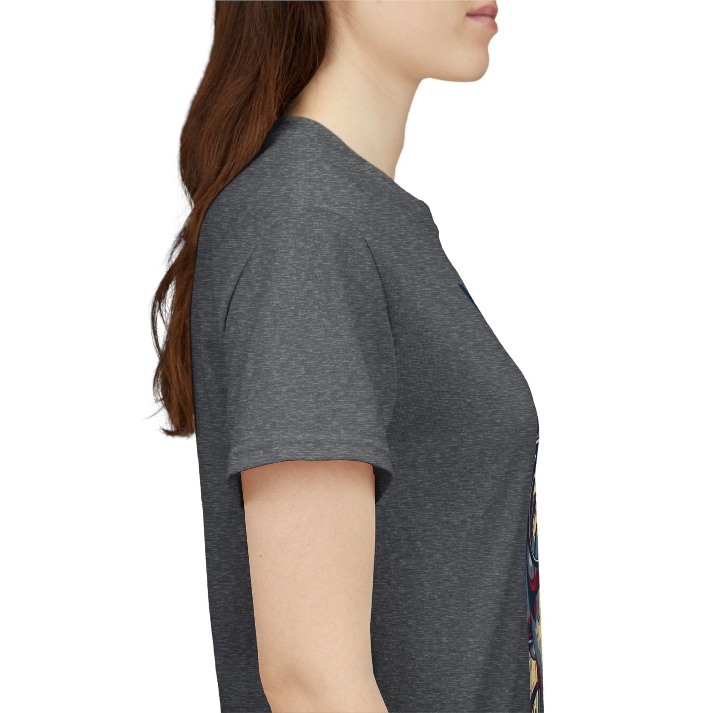 "USA Girl" - Amazing Unisex Heavy Cotton Short Sleeve Tee Shirts!