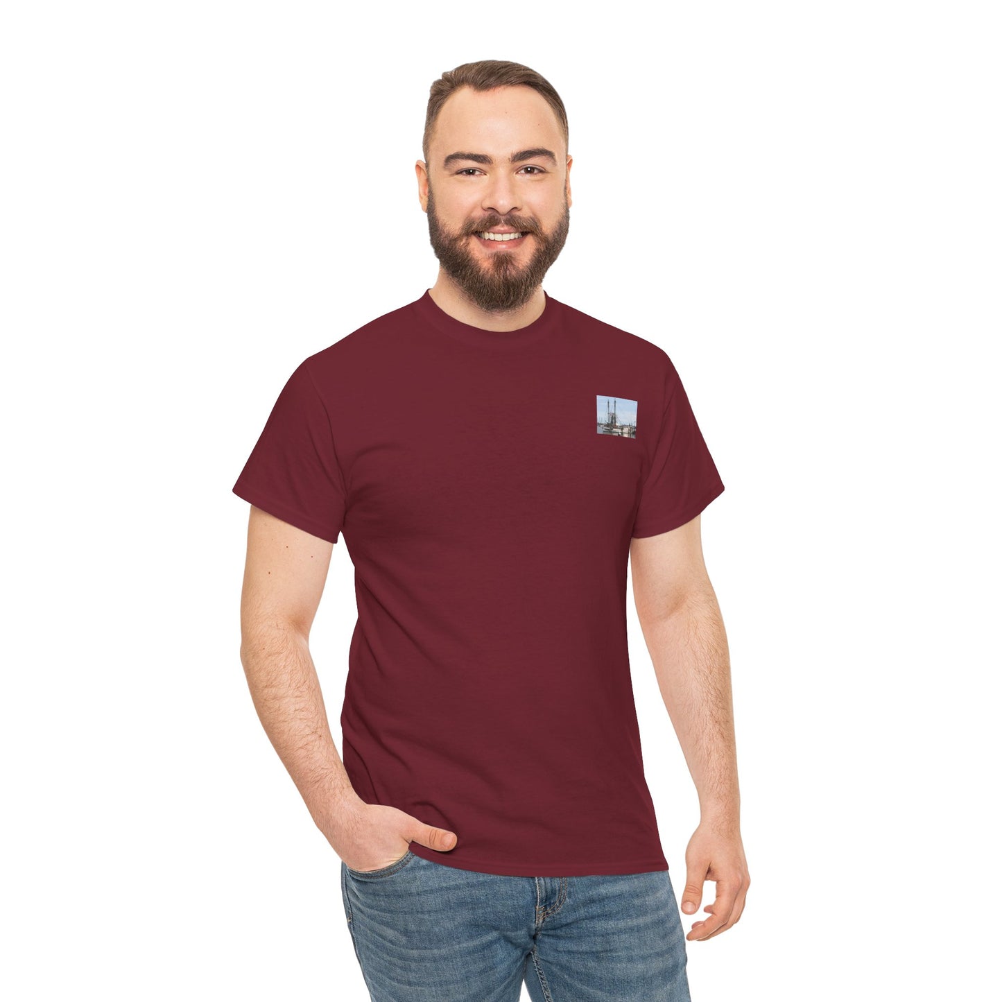 Shrimp Boat- Amazing Unisex Heavy Cotton Short Sleeve Tee Shirts!