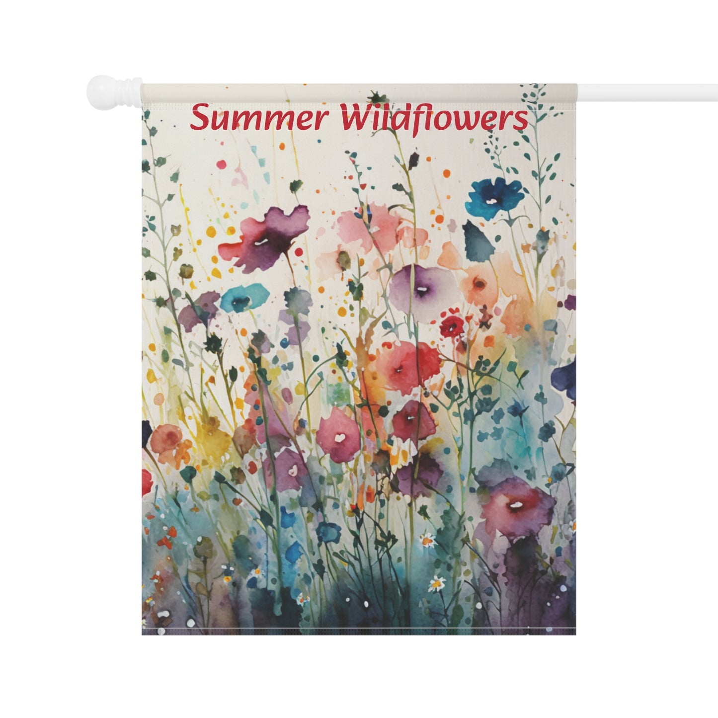 Summer Wildflowers Garden & House Banner