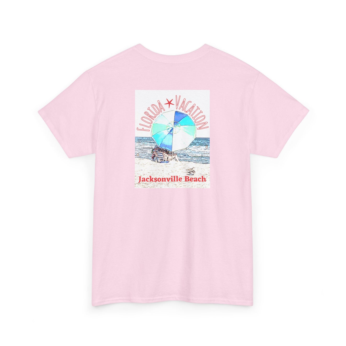 Florida Vacation Jacksonville - Amazing Unisex Heavy Cotton Short Sleeve Tee Shirts!
