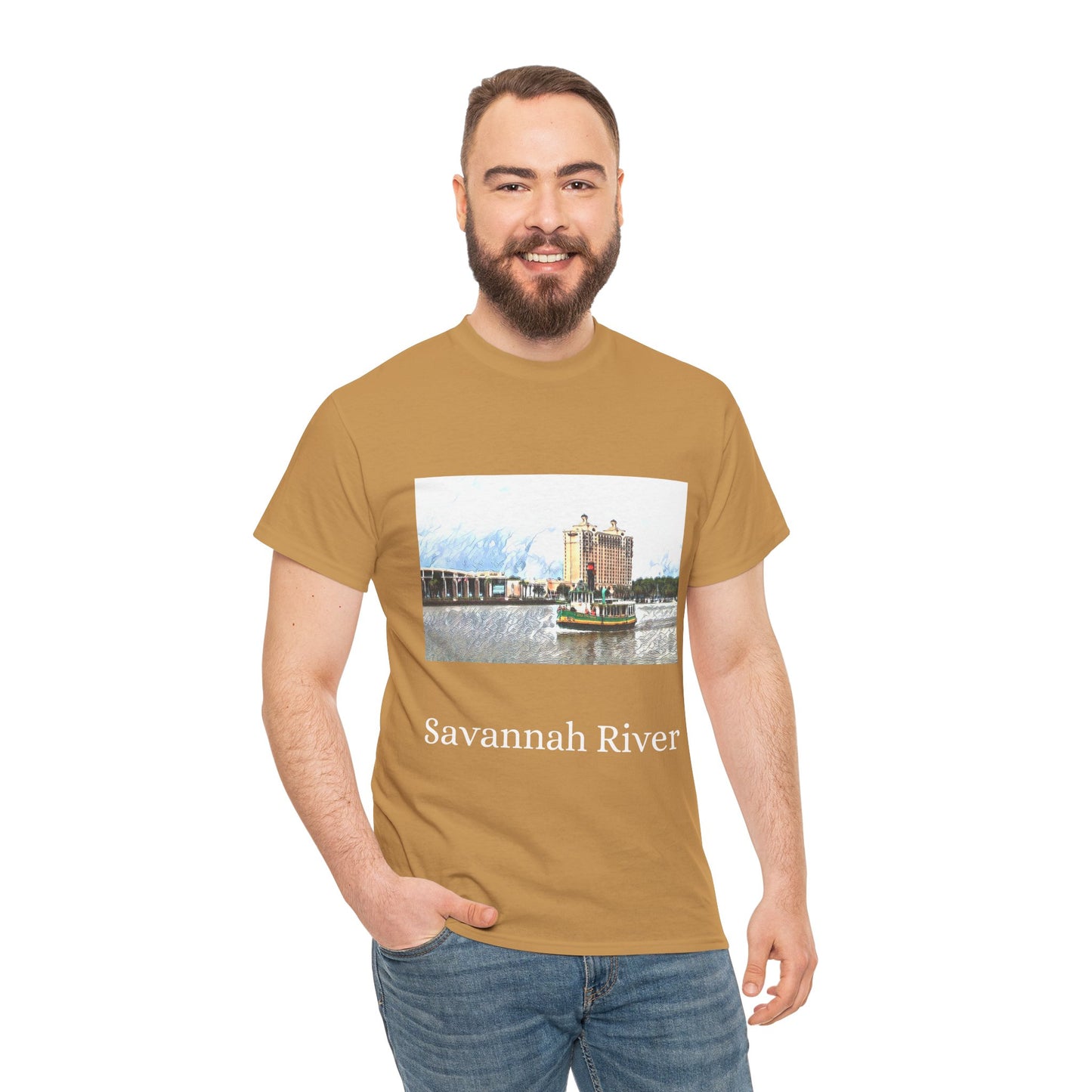Savannah River- Amazing Unisex Heavy Cotton Short Sleeve Tee Shirts!