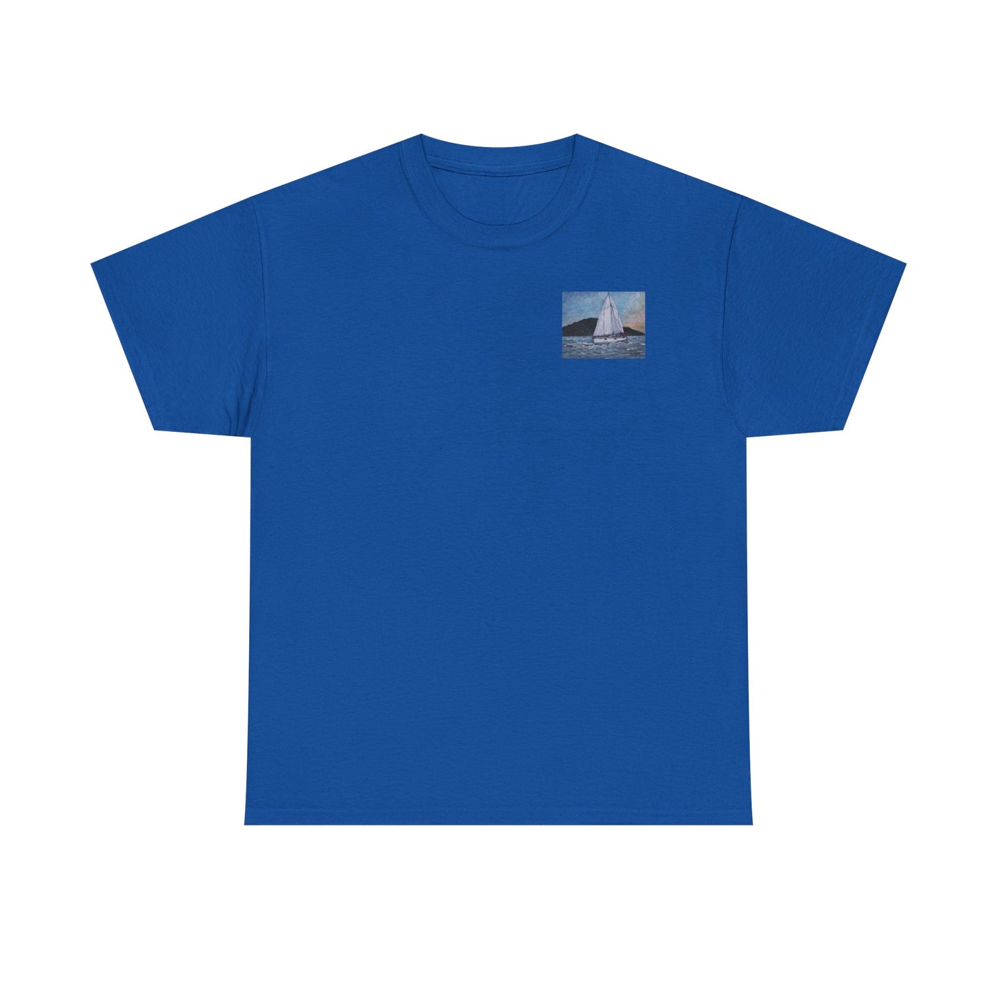 Smoothly Sailing - Amazing Unisex Heavy Cotton Short Sleeve Tee Shirts!