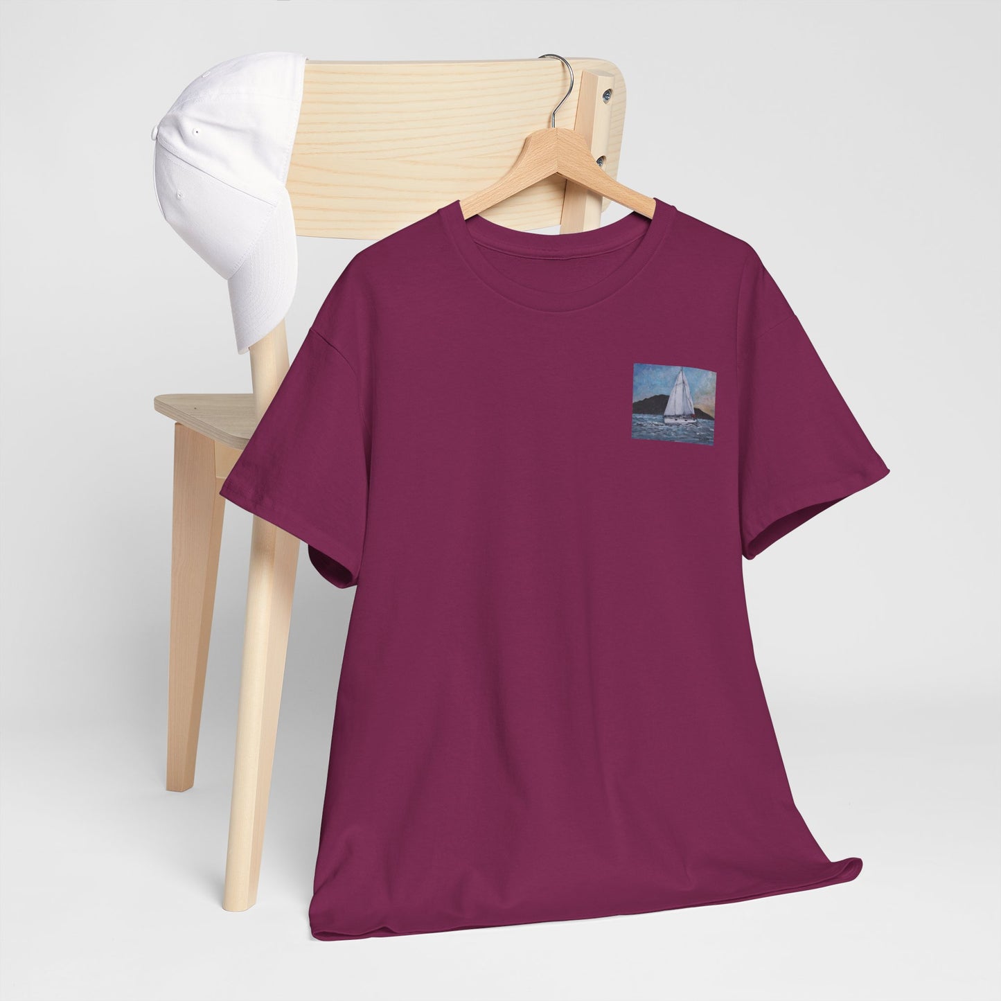 Smoothly Sailing - Amazing Unisex Heavy Cotton Short Sleeve Tee Shirts!