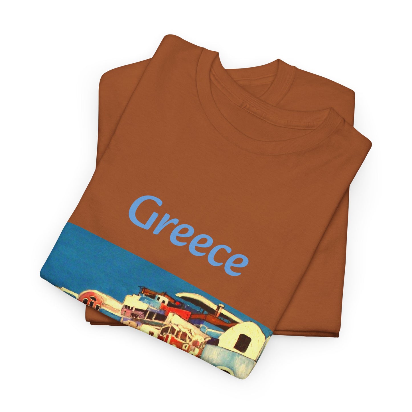 Greece - Amazing Unisex Heavy Cotton Short Sleeve Tee Shirts!