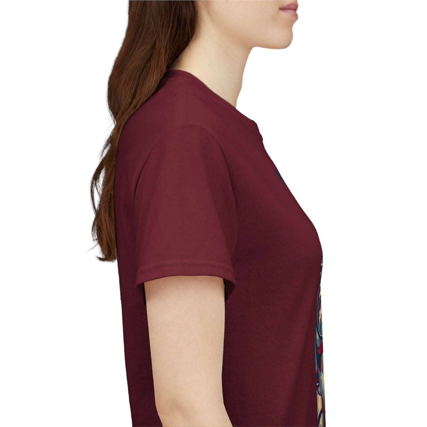 "USA Girl" - Amazing Unisex Heavy Cotton Short Sleeve Tee Shirts!