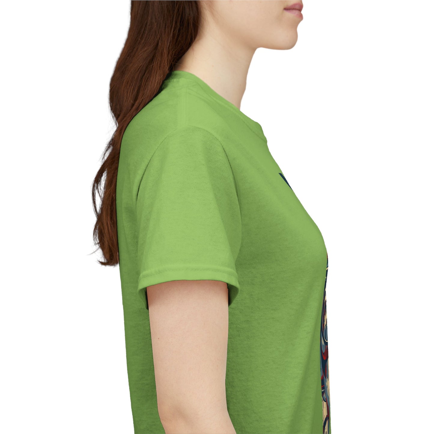 "USA Girl" - Amazing Unisex Heavy Cotton Short Sleeve Tee Shirts!