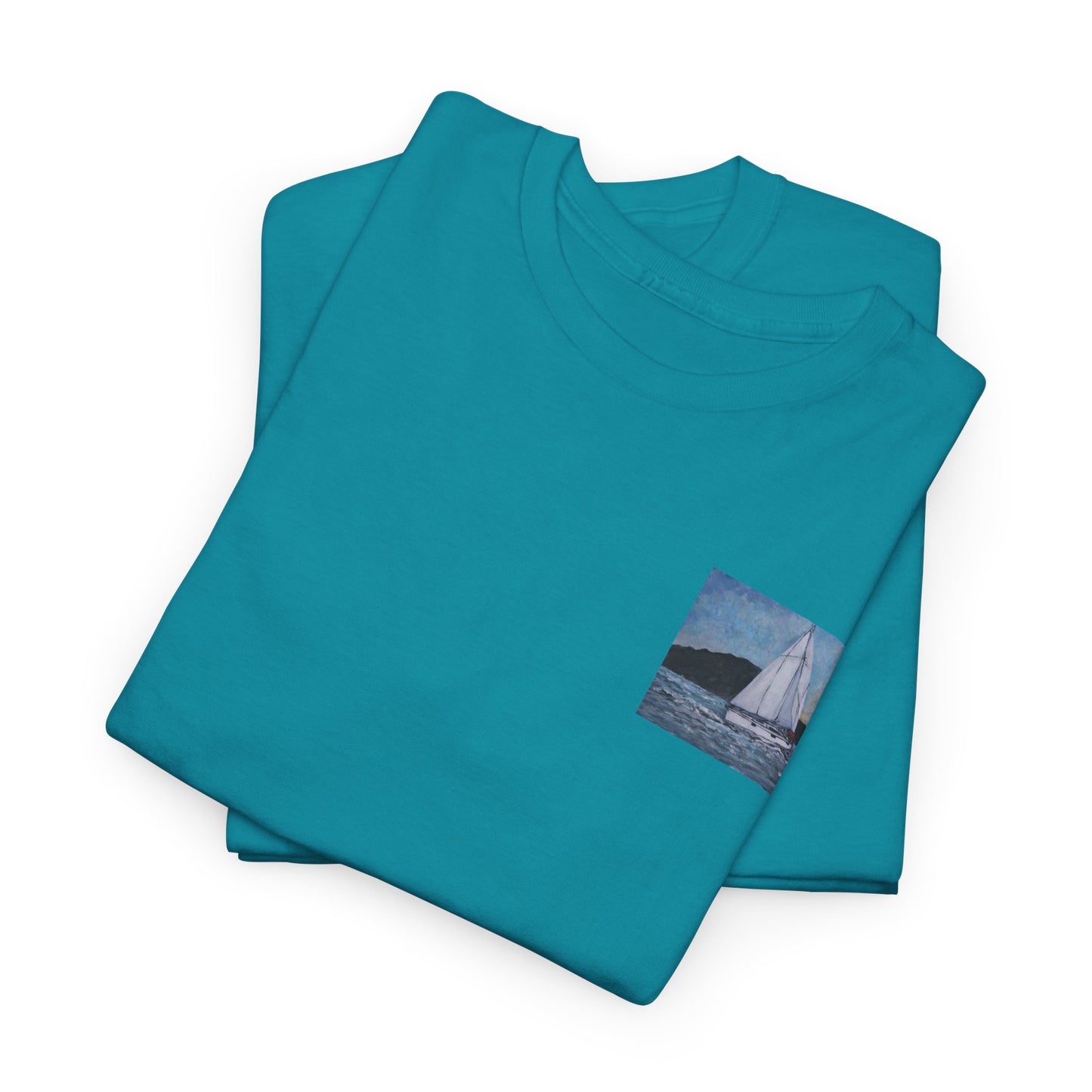 Smoothly Sailing - Amazing Unisex Heavy Cotton Short Sleeve Tee Shirts!