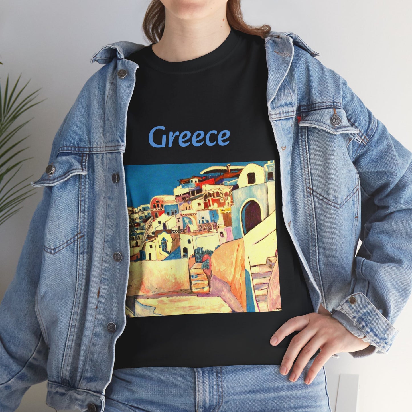 Greece - Amazing Unisex Heavy Cotton Short Sleeve Tee Shirts!