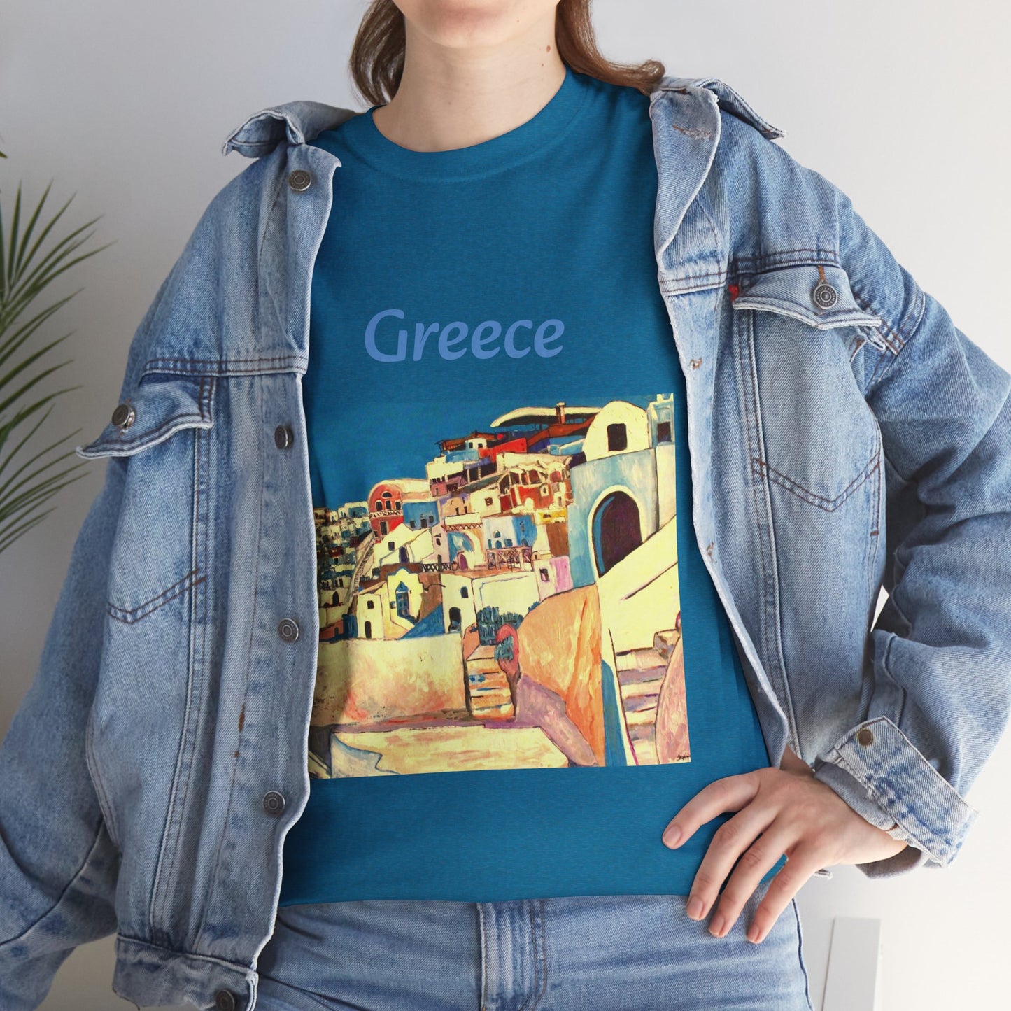 Greece - Amazing Unisex Heavy Cotton Short Sleeve Tee Shirts!