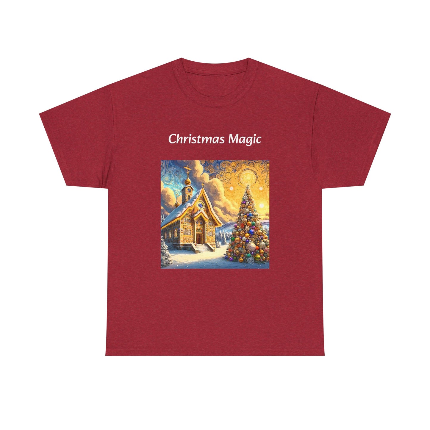 Magic Christmas Amazing Unisex Heavy Cotton Short Sleeve Tee Shirts!