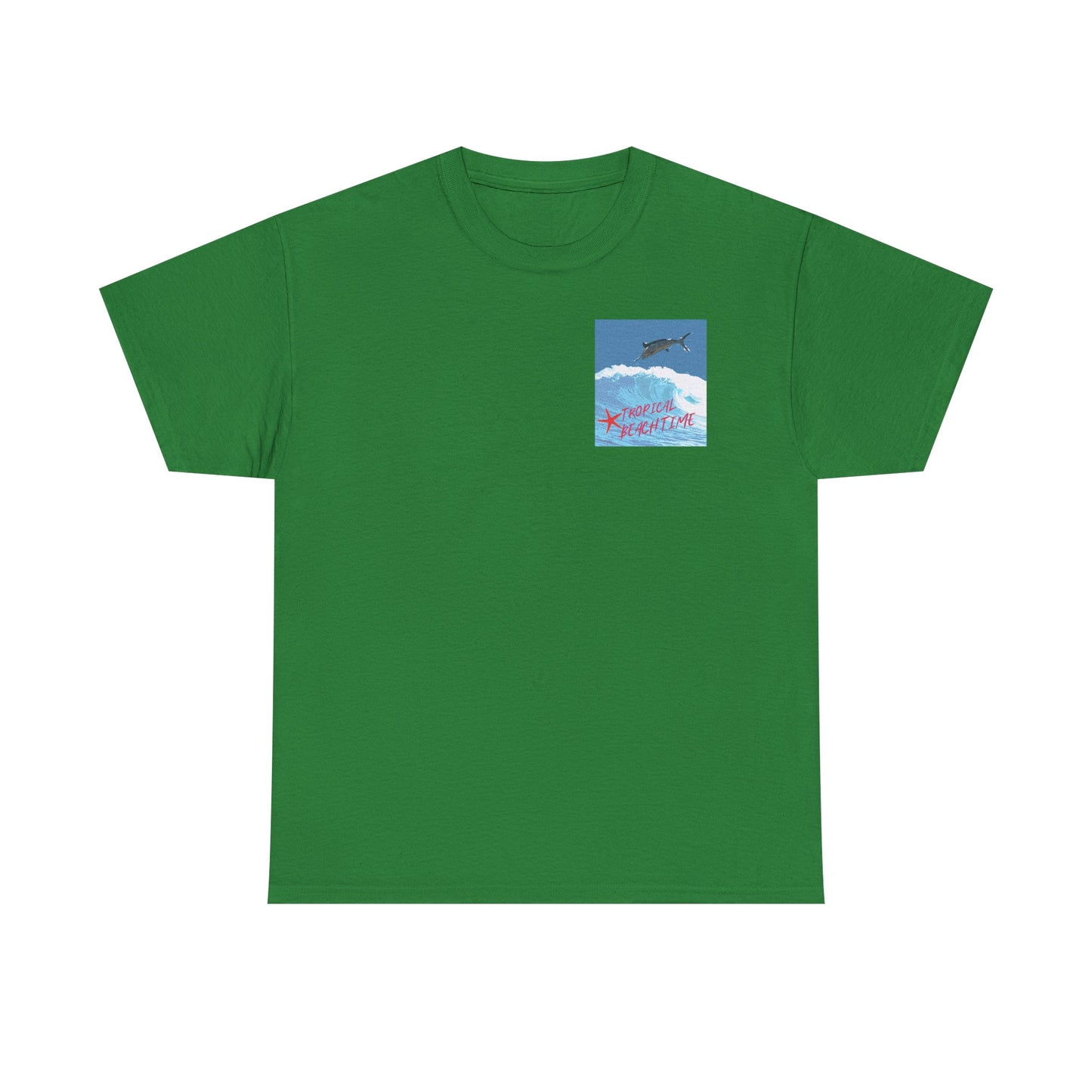 Tropical Beach Time - Amazing Unisex Heavy Cotton Tee