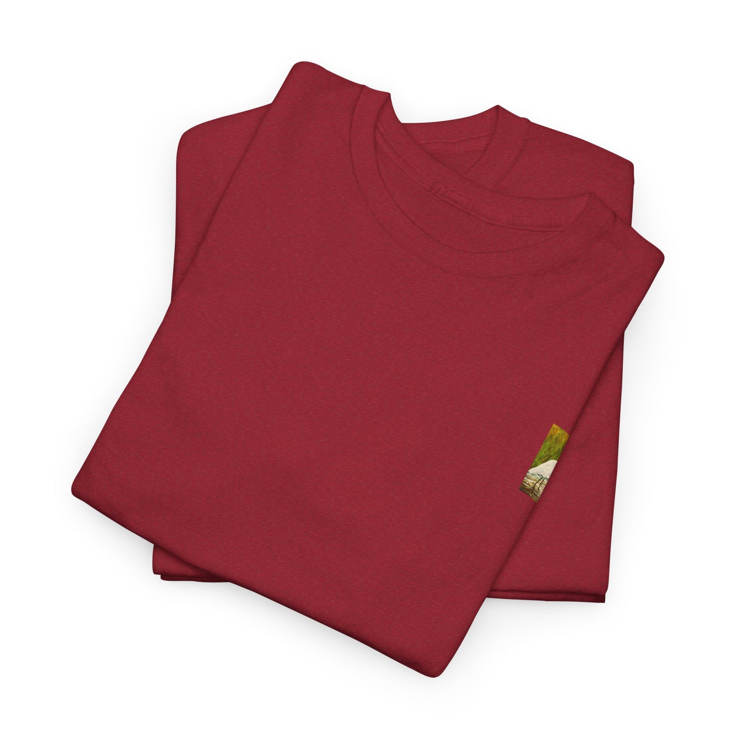 White Egret- Amazing Unisex Heavy Cotton Short Sleeve Tee Shirts!