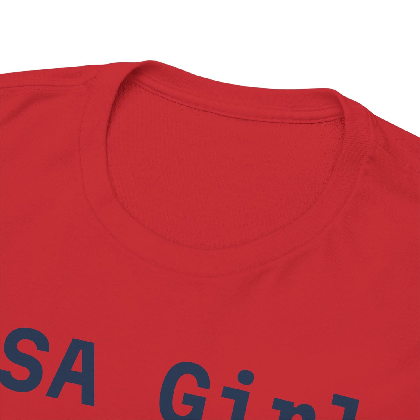 "USA Girl" - Amazing Unisex Heavy Cotton Short Sleeve Tee Shirts!
