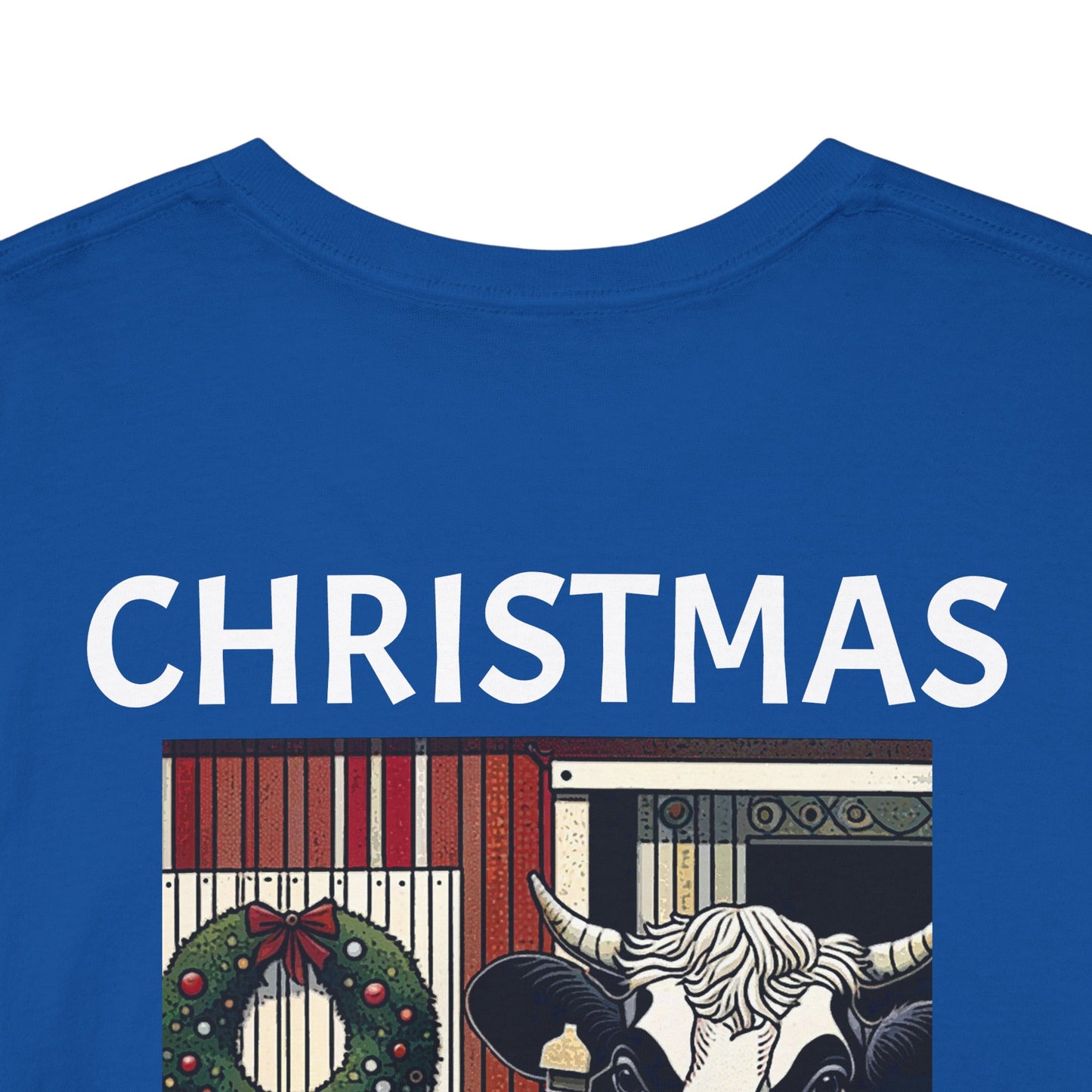 Christmas Mooves Me -Amazing Unisex Heavy Cotton Short Sleeve Tee Shirts!