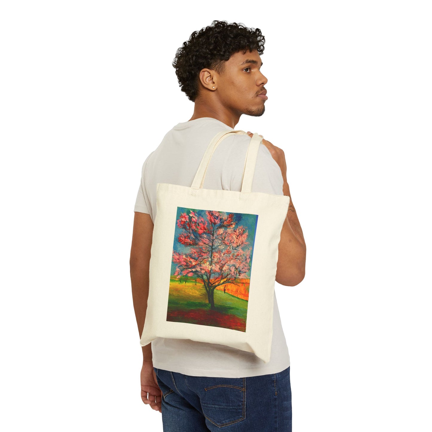 "My Van Gogh" Stylish Cotton Canvas Tote Bag