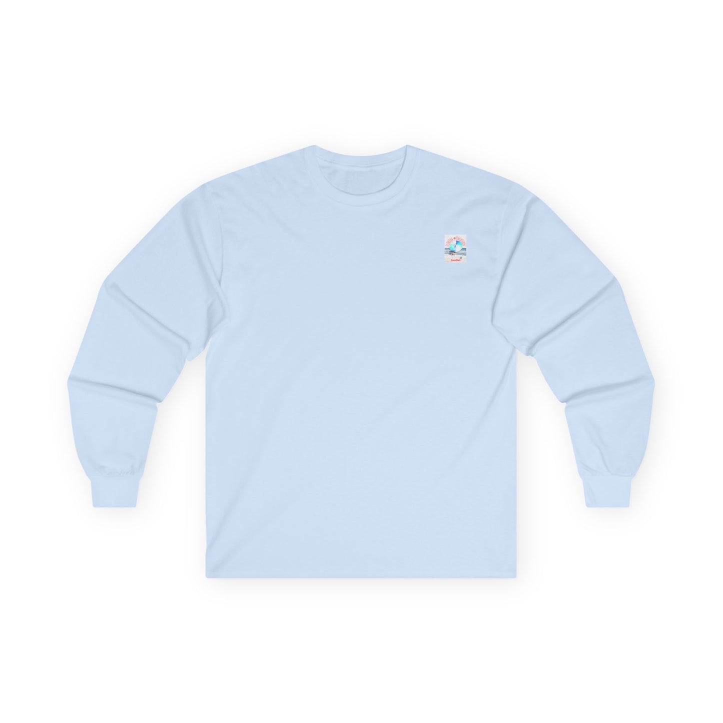 "Florida Vacation Sanibel" Long Sleeve Casual Unisex Tee Shirt