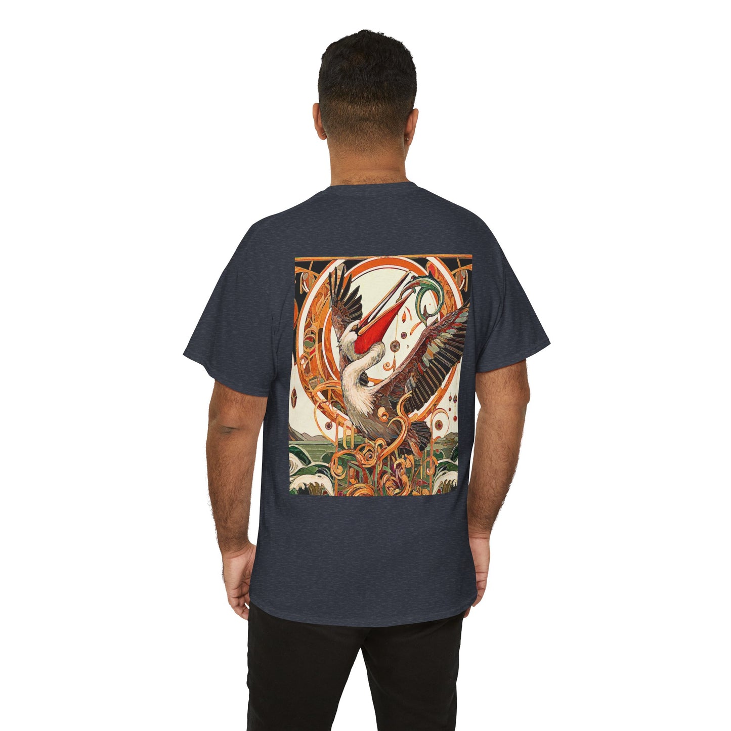 Magnificent Bird - Amazing Unisex Heavy Cotton Short Sleeve Tee Shirts!
